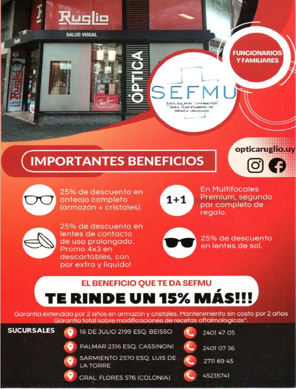 Nuevos convenios para usuarios Sefmu